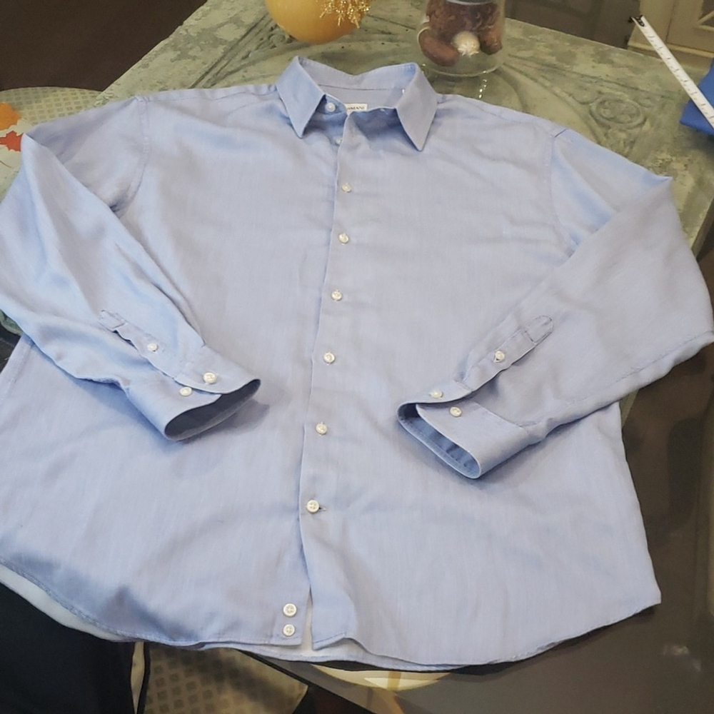 ARMANI COLLEZIONI MEN'S LUXORY XL DRESS SHIRT LIKE NEW